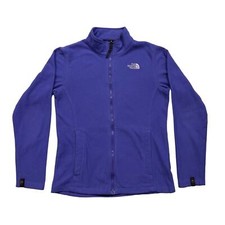 The North Face Girls Fleece Jacket Full Zip Lightweight Lavender Purple Youth XL
