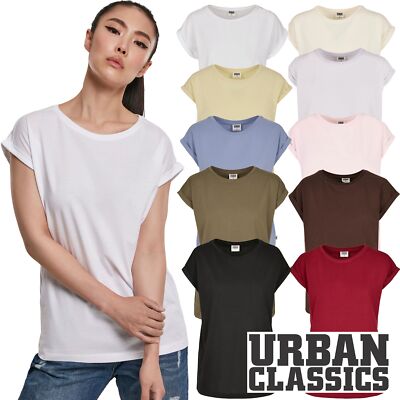 Urban Classics Damen Organic Oversized T-Shirt Bio Baumwolle Extended  XS-5XL