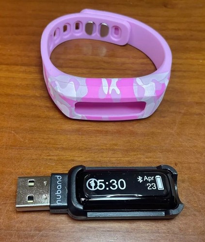 Nuband Kids Fitness Activity Tracker Pink And White watch - Picture 4 of 10