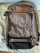 eBags Mother Lode Grey FullSize Convertible BACKPACK Travel Luggage Expandable