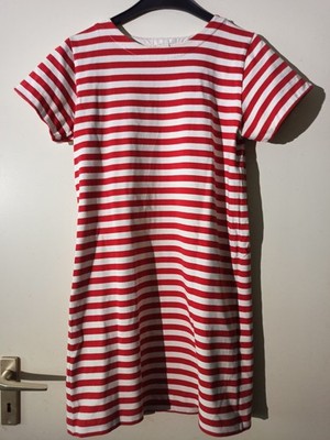 Cos Damen Oberteil Rot/weiß Gestreift Gr. S