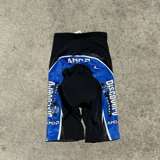 Vintage Nike Discovery Channel AMD Cycling Shorts Men’s XXL Padded Blue Bike Y2K