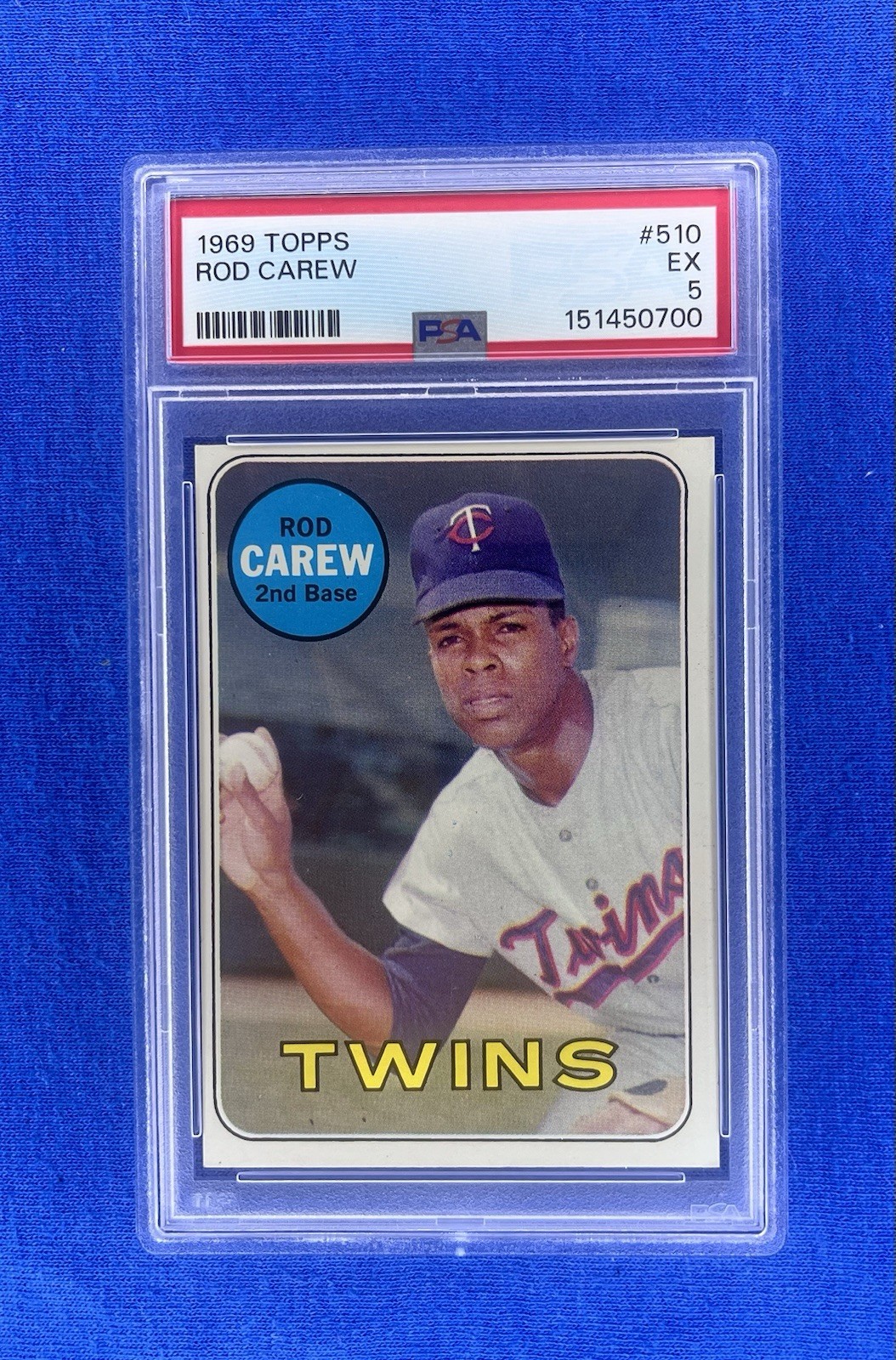 1969 Topps - Rod Carew #510 PSA 5