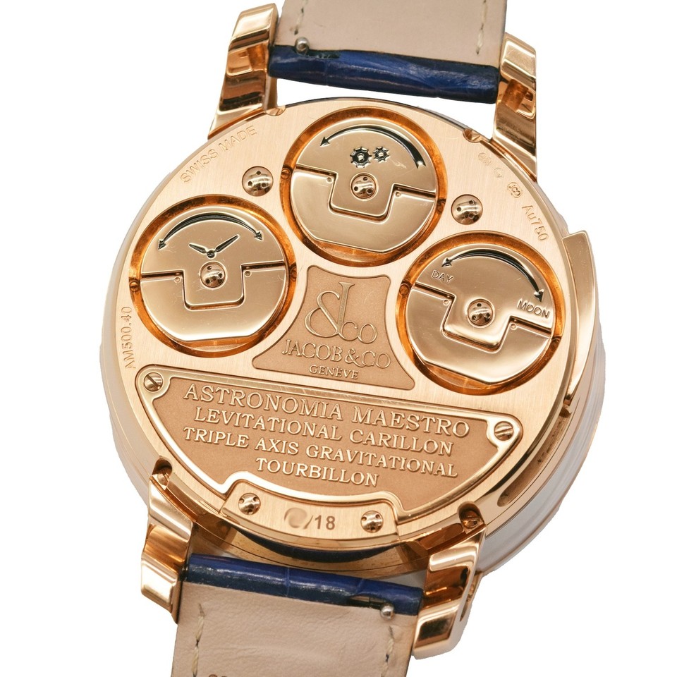 Jacob & Co. Astronomia Maestro AM500.40.AC.SD.DBALA Rose Gold 50mm Men ...