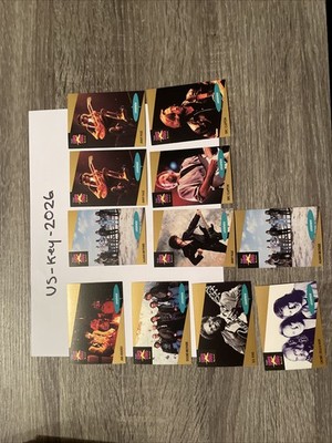 10 X ProSet SuperStars MusiCards Card Lot; Random Selection Various Artists  