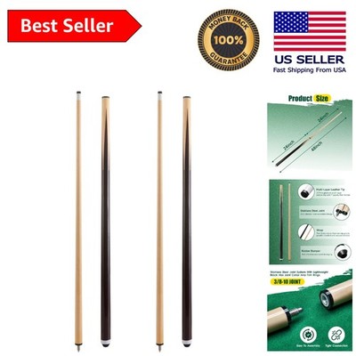 Canadian Hardwood Pool Cue Set - Ideal for Beginners, Set of 2/4 & Lightweight