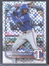 2025 Bowman Draft Sebastian Walcott Chrome Refractor X-Fractor #BDC-169