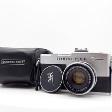 Olympus Pen FT Half frame Film SLR 38mm f1.8 F. Zuiko Auto-S Japan Working Mint