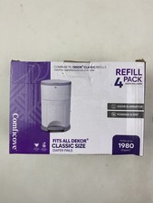 Comficove 4 Refill Pack Liners Fits DEKOR PLUS Size Diaper Pails Holds UpTo 2320