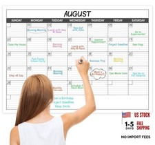 Big Wall Calendar, 40" x Large Dry Erase Calendar for Wall - Undated 1 Month