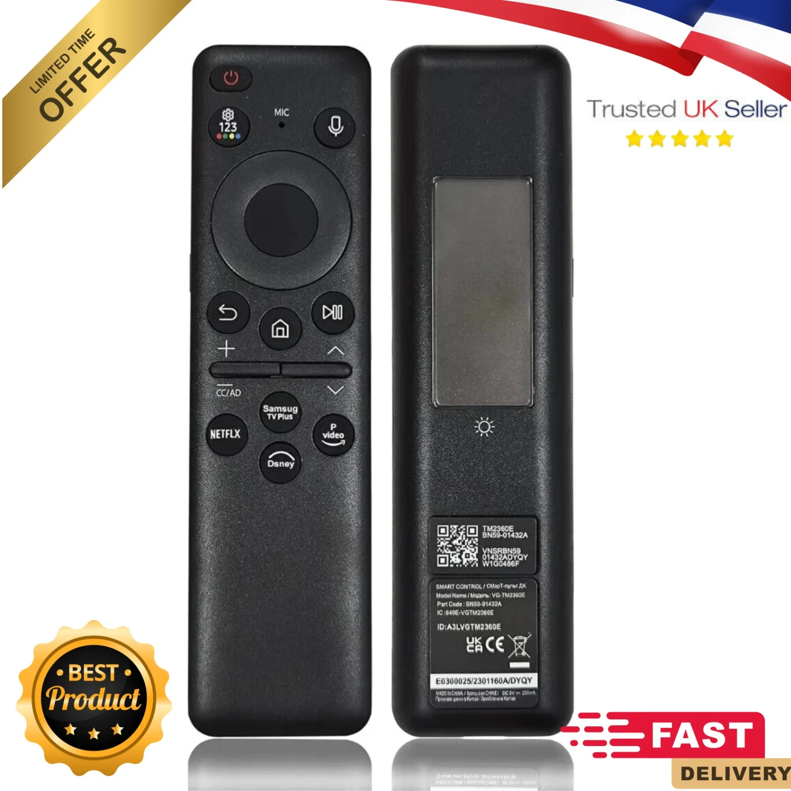 Telecomando Samsung Smart TV BN59-01432D