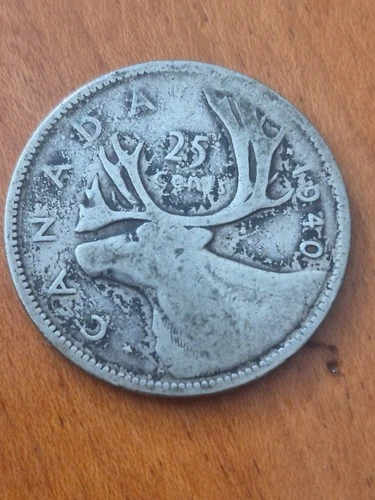 1940 Canada 25 Cents — photo from the most recent tracked eBay sale