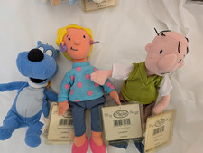 Disney Store Doug Porkchop  Patti Bean Bag Plush Vintage 90s Toys 9  NWT