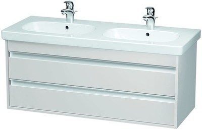 Duravit KT664901818 45'' Double Wall Mounted Wood Vanity Cabinet Only