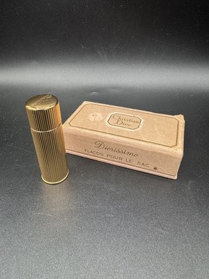 Vintage Dior Diorissimo 4ml Pure Parfum Flakon in Metalic Flacon Pour le sac