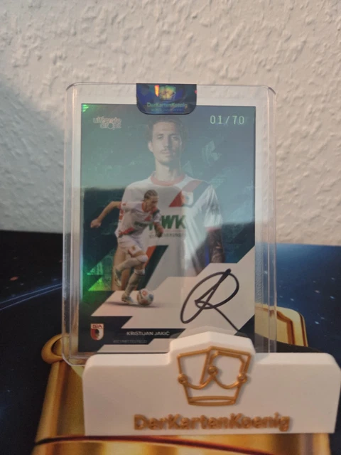 Kristijan Jakic ON-CARD AUTO 01/70 - Ultimate Dropz - FC Augsburg - NO 1/1