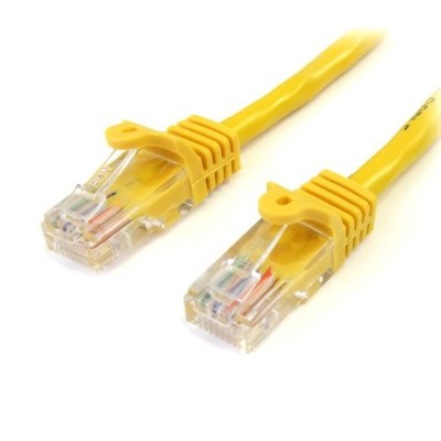 Startech 45PATCH6YL 6ft Cat5e Utp Patch Cable RJ-45 M-F Yellow