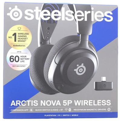Steelseries Arctis Nova 5P Wireless Headset for Playstation,PC,Switch,Mobile 