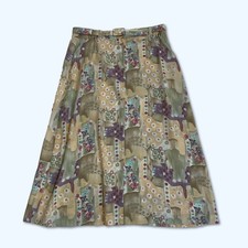 Canadian True Vintage Cottagecore Boho Long & Flowy Skirt UK Size 10-14 US 6-10