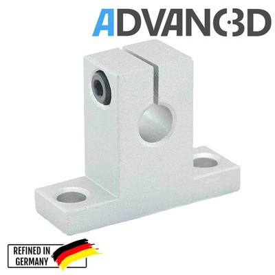 Advanc3D Aluminium Wellen Halter für 8mm Linearführung 3D-Drucker CNC Robotik