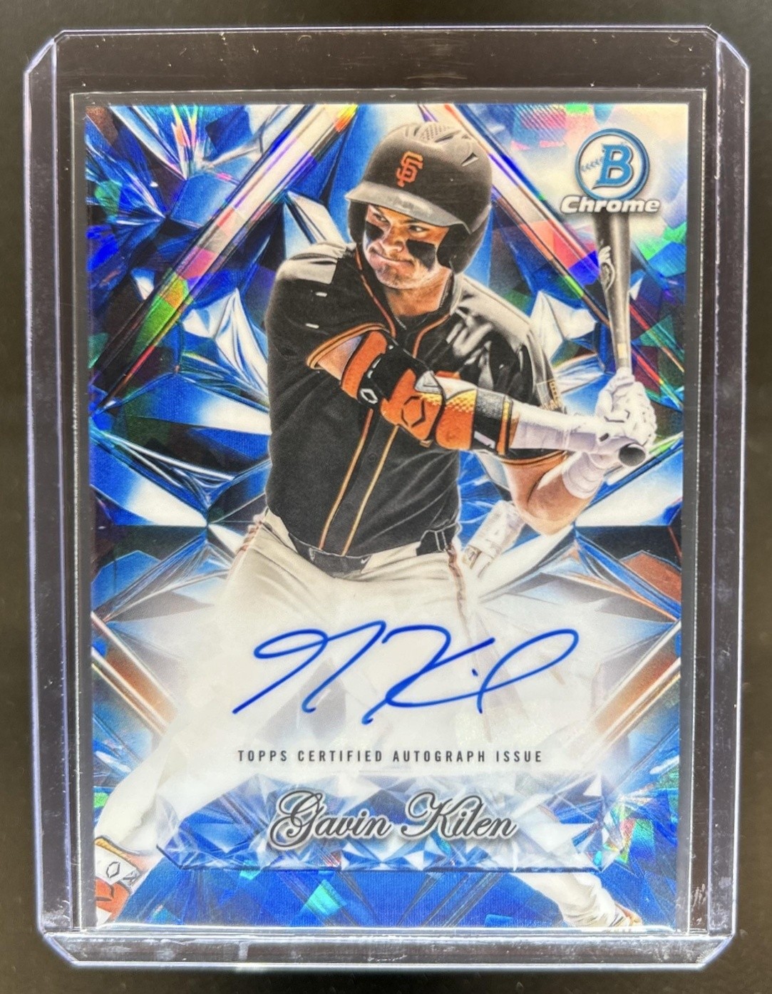 2025 Bowman Draft Sapphire Gavin Kilen Selections Auto #SSA-GK Giants