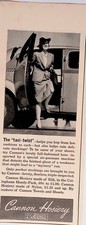 1940 Cannon Hosiery Stockings the Taxi-Twist Vintage Fashion Print Ad LIFE Oct 7