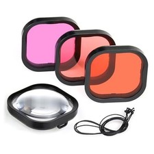 4 Pack Underwater Dive Filters for GoPro 4-Pack For 13 12 11 10 9 8 Housing