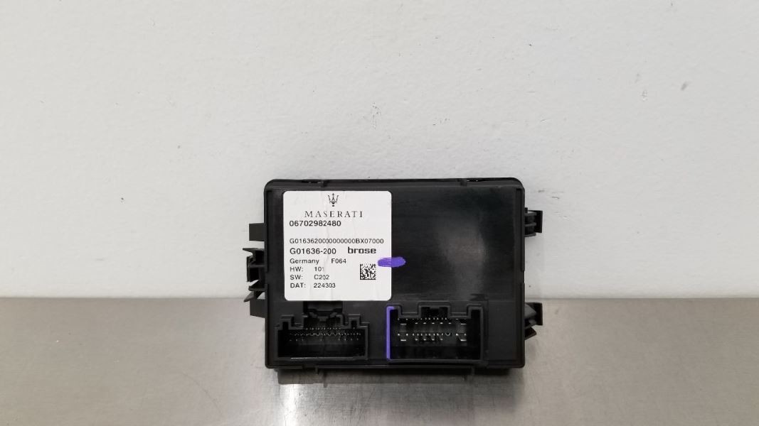 2023 MASERATI GRECALE TROFEO POWER LIFTGATE CONTROL MODULE 670298248