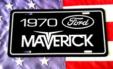 New 1970 Ford Maverick Tag License Plate 70 Grabber 302 Sub Compact Sprint