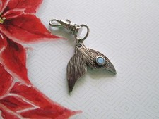 mermaid tail with blue stonepurse charm with rhinestones key chain accessories