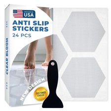 Anti Slip Shower Stickers 24 PCS Invisible Non-Slip Shower Strips for Adults P