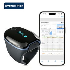 Wellue O2 Ring Medical-Grade Pulse Oximeter Heart Rate Monitor Sleep Apnea Test