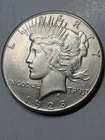 1928-P Silver Peace Dollar, KEY DATE, only 360,649 minted. Rare Original Piece..