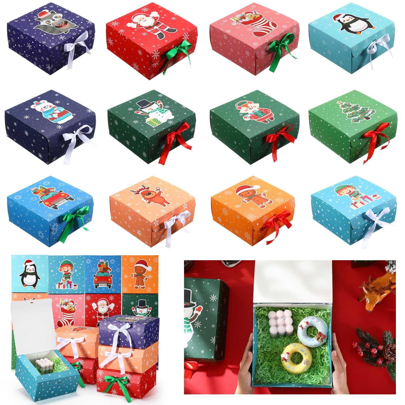 Es With Lids Bulk 8 X 8 X 4 Inches Gift Box...
