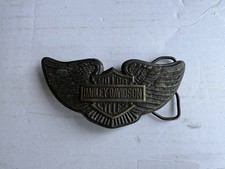 Vintage Harley-Davidson Belt Buckle Metal Mens Biker Old School