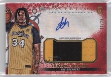 2022 Topps Inception OTE Overtime Elite Relic Red 23/25 Jahzare Jackson Auto 1u6