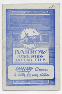 1953/54 Division 3 North BARROW v. DARLINGTON