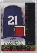 2024 Leaf ITG Used Sports Rainbow Holo Foil 47/60 Joel Embiid #GUM-27 13u1