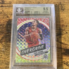 Panini 2019-20 Mosaic Trae Young Overdrive Prizm #22 BGS 9.5 Insert Hawks NBA