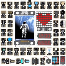 46-Piece Sensor Module Kit for Arduino, ESP32, Raspberry Pi Pico - Gold Editi...