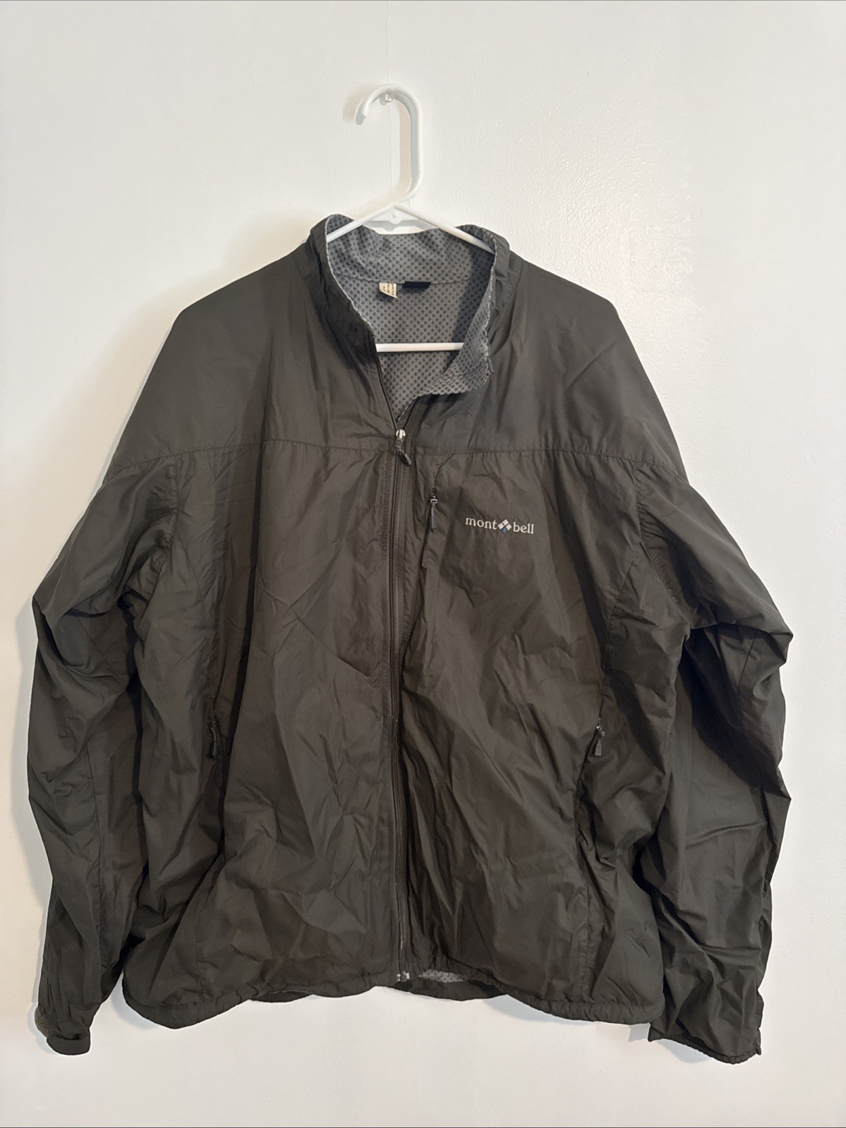 Montbell Nylon Polyester Jacket ClimaPlus Mesh Ol… - image 1