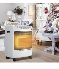 Portable Gas  4.2kW Infrared Cabinet Heater IndoorOutdoor LPG Heater With Wheels