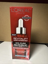 L'Oréal Paris Revitalift 10% Pure Glycolic Acid Resurfacing Serum, 1 FL OZ NIB