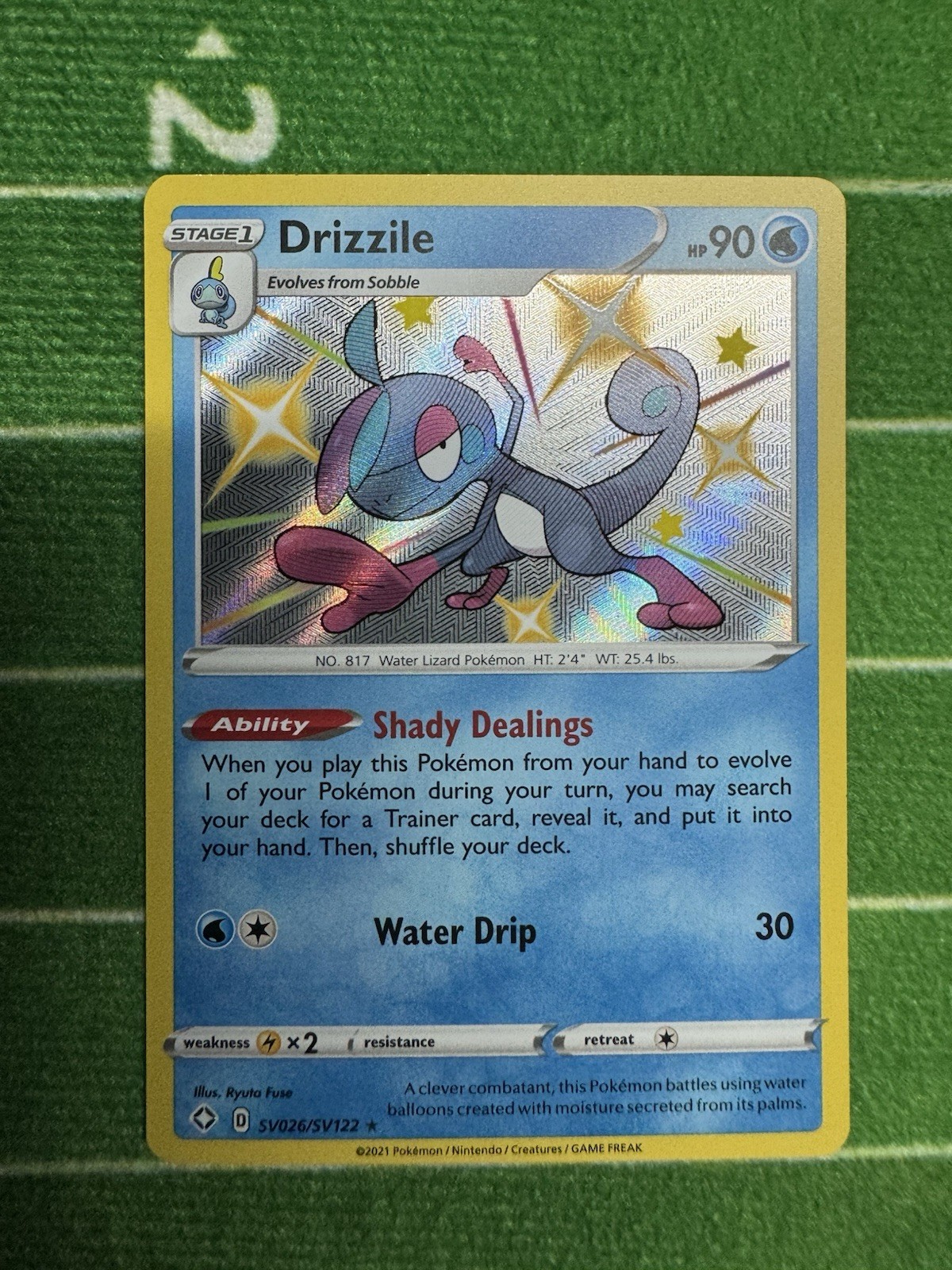 Pokemon Card - Drizzile SV026/SV122 - SV Shining Fates - Mini SV, NM