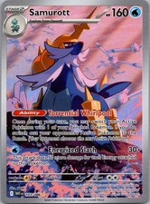 Samurott Holo Illustration Rare SV: White Flare 107/086 NM on eBay