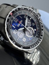 Seiko Prospex Aviation Pilot Theme Cronografo V172-0CL0 Quadrante Blu Fast&FreePost