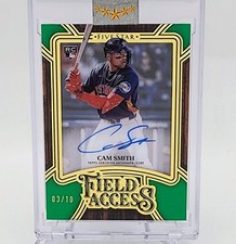 2025 Topps Five Star Cam Smith Field Access Autograph RC /10 Astros