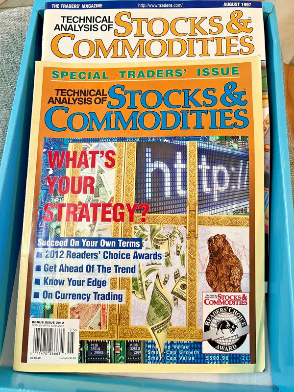 (2) Technical Analysis Of Stocks & Commodities Magazine August 1997 & Bonus 2012