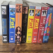 VHS Bundle — 8 Classic Tapes — Fat Friends, Entrapment, Shirley Bassey & More