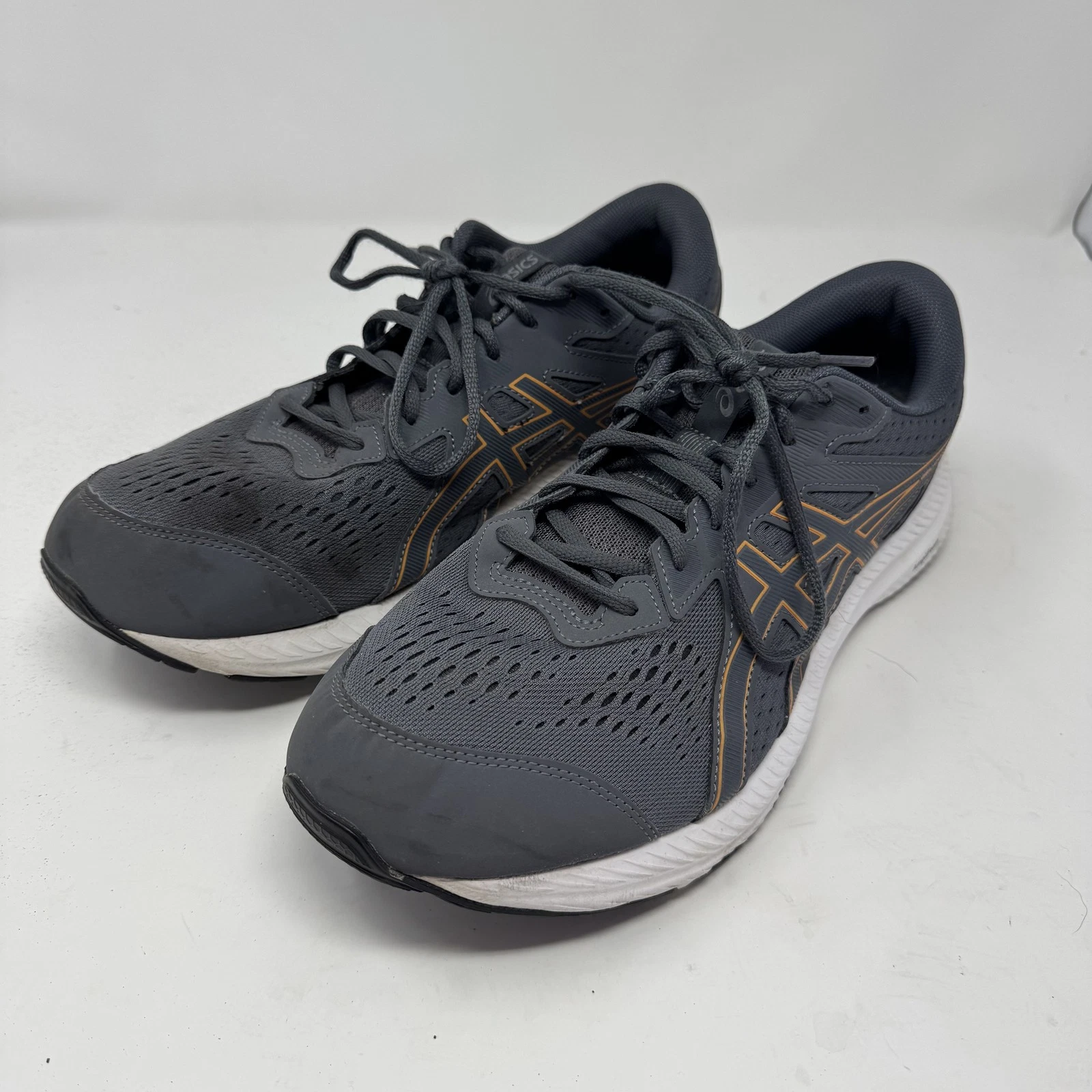 Scarpe ASICS Gel Contend 7 uomo taglia 12 larghe running atletiche 1011B493 sneakers